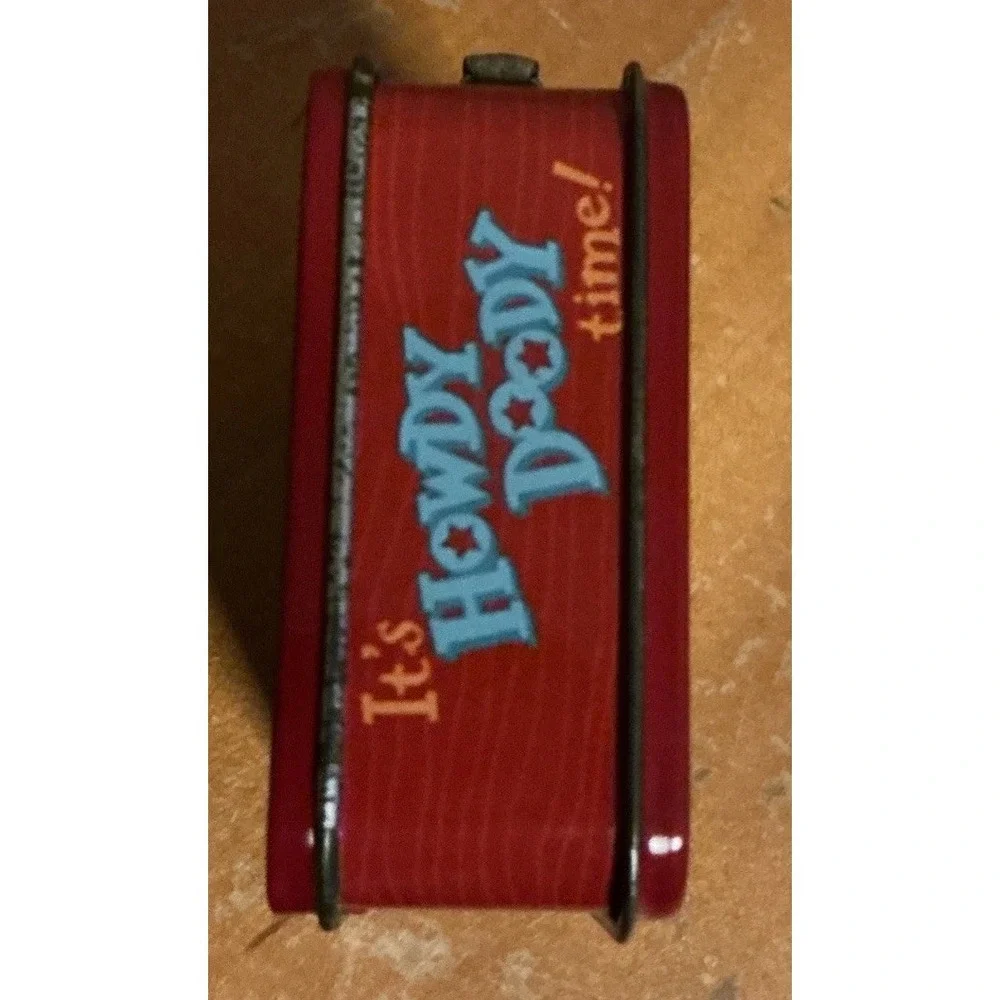 1999 Hallmark 2pc Ornament Set Howdy Doody Small Metal‎ Lunch Box Set